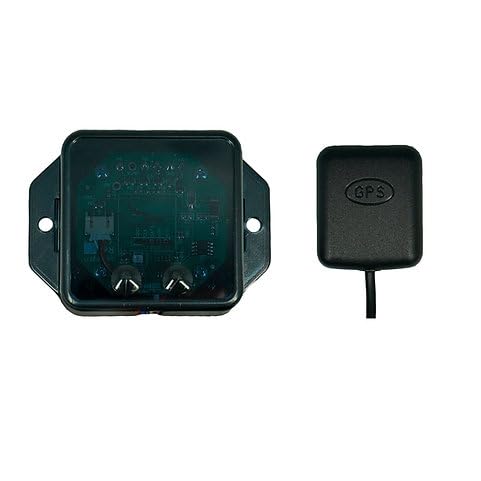 1965-1966 Ford Mustang Analog Gauge Cluster Replacement, White Faceplate, GPS Speed, Water & Oil Press Sending Units Included (Teal)