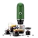 HAILASRE 3 in 1 Portable Espresson Machine Eletric Travel Coffee Maker With Heating for DolceGusto Pod,NS Capsule & Ground Coffee &, USB-type C & Car Charger,19 Bar Filter Capsule Coffee Maker(green)
