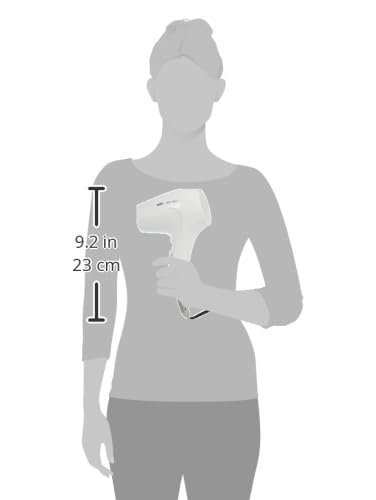 Braun Satin Hair Dryer BRHD180 Power Perfection | 1800 Watts | 2 Heat Settings | Cold Shot | Fast & Easy Drying | Ultra Light | Styline Nozzle - White