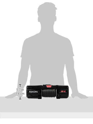 WARN 101140 AXON 45-S Powersports Winch With Spydura Synthetic Rope and HUB Wireless Receiver: 1/4\" Diameter x 50\' Length, 2.25 Ton (4,500 lb) Pulling Capacity
