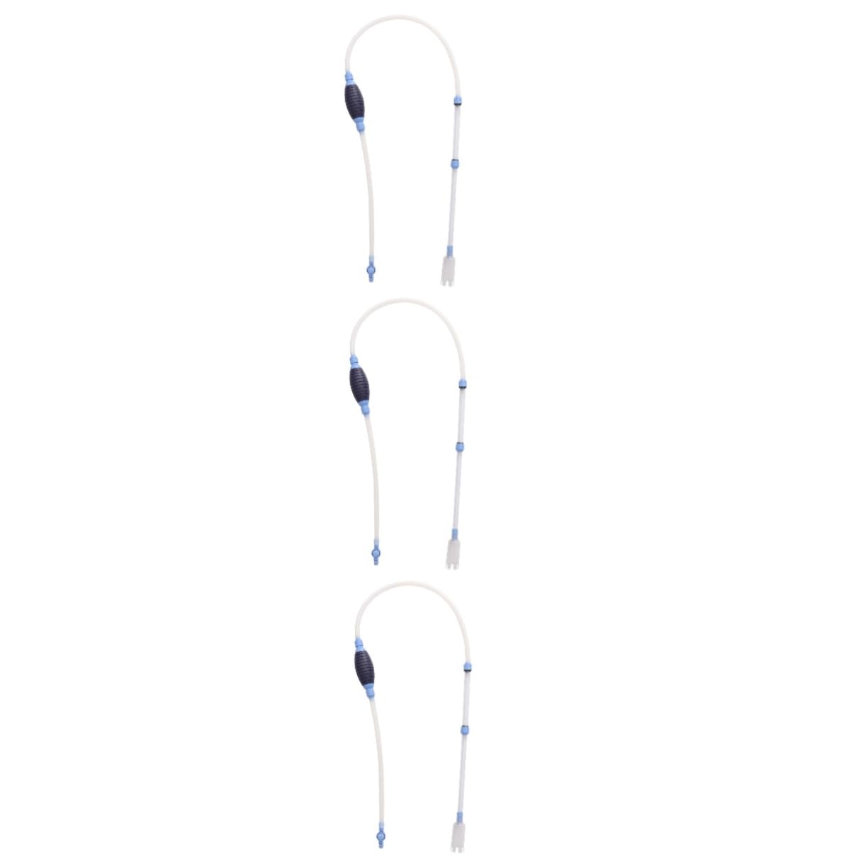minkissy Lot de 3 aspirateurs à Vide pour Aquarium - Changeur d'eau - Aspirateur de Table - Aspirateur sous Vide - Mini aspirateur - Laveuse à Sable - Filtre à Eau Manuel