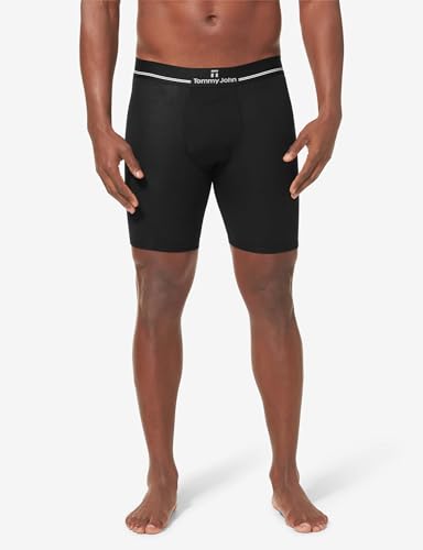 Image of Tommy John Men's Second Skin 8 inch Boxer Brief Underwear