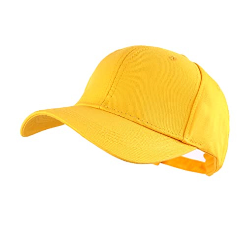 Image of LANGZHEN Unisex Baseball Cap 100% Cotton Fits Men Women Washed Denim Adjustable Dad Hat