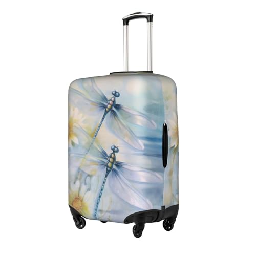 Dragonfly Printed Luggage Cover Elastic, Washable, Universal Fit 18-32 Inch Travel Suitcase Cover Easy To Identify2