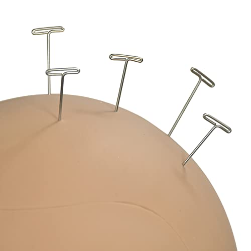 Frisierkopf, weiblich, kosmetologisch, Mannequin-Kopf für Perückenherstellung und Präsentation mit kostenloser Klemme