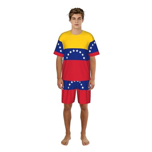 Pyjama drapeau Venezuela respirant et doux pour un sommeil confortable