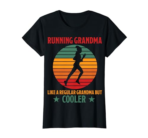 Running Grandma Cooler divertido frase para correr, abuela, jogging Camiseta