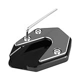 フットサイドスタンドエクステンション ジーエスエックス250R ダウンロード250 ゴールデンウィーク250/S/F SRマックス250 SRマックス300 2020-2023 オートバイキックスタンド延長プレート足側スタンドサポートパッド