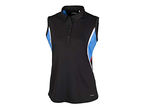 Cutter & Buck Annika Women's Shirt, Black, S #TOP13
