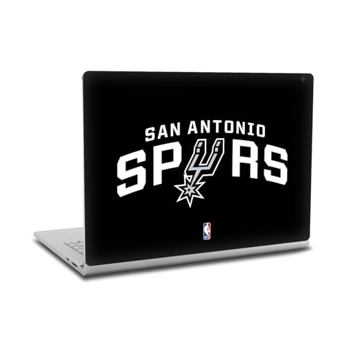 Autocollant anti-rayure San Antonio Spurs pour Surface Book 2 skin vinyle noir NBA Head Case