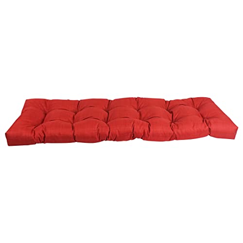 Blazing Needles Indoor/Outdoor Tufted Bench Cushion, 55
