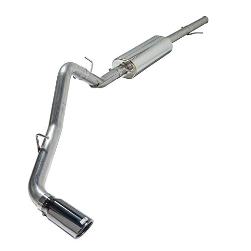 BOLD Performance Side-Exit Cat-Back Exhaust System Compatible with/Replacement for Chevrolet Silverado / GMC Sierra 1500 2010~2018 (304 Stainless Steel)