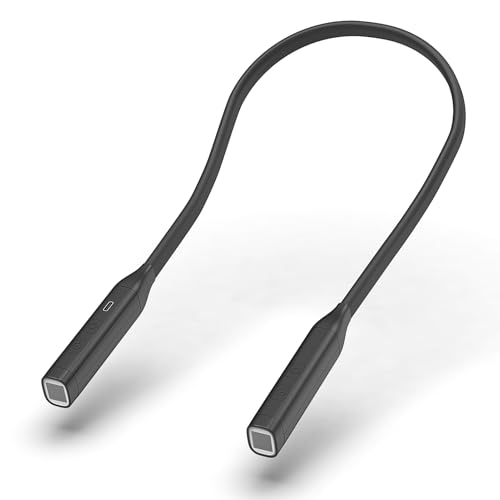 Miskall Neck Reading Light Rechargeable Book Light with 3 Color Adjustable Brightness Eyefriendly Desk Lamp Stepless Dimming Brightnesss Bendable Arms Suitable for Reading in Bed and Camp