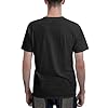 Men's Rock Singer T-Shirts Cotton Graphic Short Sleeve Top for Men Crew Neck Outdoor Shirt Black L #5