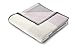 Produktbild biederlack® samt-weiche Kuscheldecke aus Baumwollmischgewebe I Made in Germany I Öko-Tex I nachhaltig produzierte Tagesdecke I rosa Karierte Wohndecke Pastell Karo I Sofa-Decke in 150x200cm