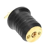 Alipis Bouchon de Vidange Marin 32mm en Métal Solide à Pression pour Kayak et Bateau, Accessoire Étanche pour Canoë, Équipement de Sport Nautique, Usage en Bateau et Kayak