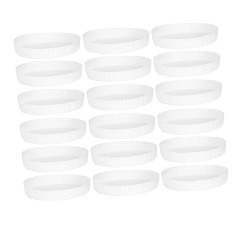 DECHOUS 100pcs Disposable Paper Cup Covers Paper Made Cup Lids for Mugs Ktv Restaurant Hotel Diameter 9cm Convenient