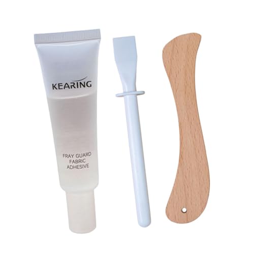 rockible Fabric Fusion Glue Soft Glue Quick Bonding Milky White Multipurpose Clothing Glue Sewing Supplies for Dry Cleaning Household