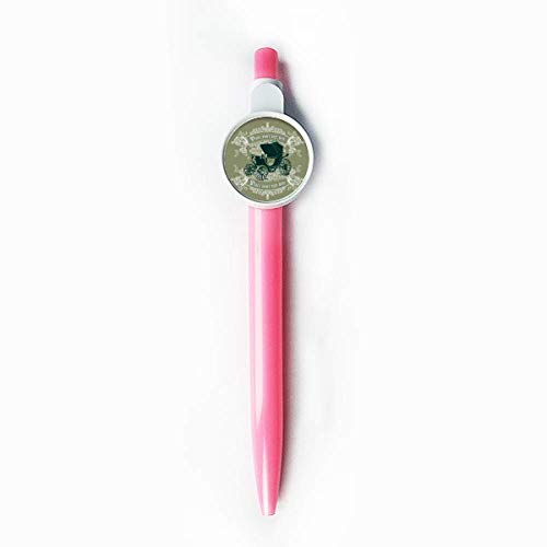 Stylo à bille rétractable d'exception vert foncé avec des finitions de fleurs classiques