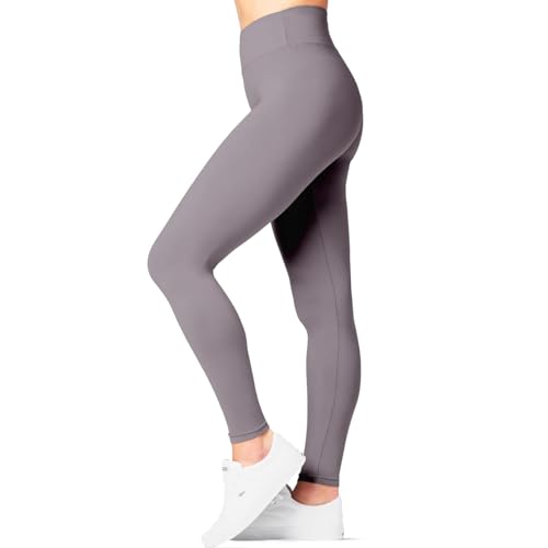 image for SATINA Women's Peach Skin Leggings - High Waisted Leggings for Plus Si