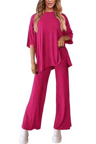 PRETTYGARDEN Two Piece Sets For Women Summer Fashion Lounge Matching Set 2025 Travel Vacation Airport Outfits Clothing