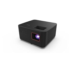Philips, GamePix 900, Vidéoprojecteur 4K, résolution de 3840 x 2160 Pixels, Latence de 6ms avec taux de rafraîchissement de 240 Hz,1000 Lumens ANSI, WiFi 6 Noir.