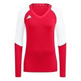 adidas Damen Volleyball Quickset Long Sleeve Jersey Shirt, Team Power Red 2, XXS