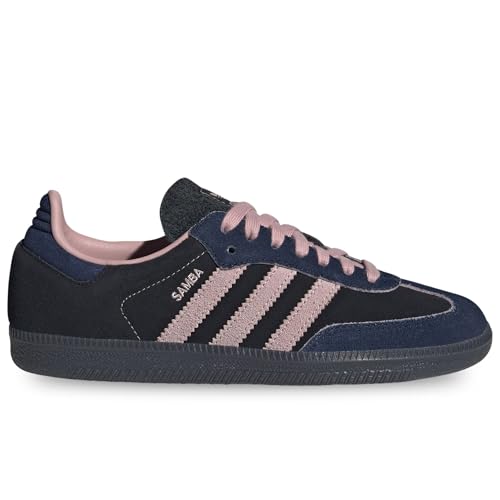 Image of adidas Samba OG Women's Shoes, Core Black /Wonder Mauve /Night Indigo, Size 9.5