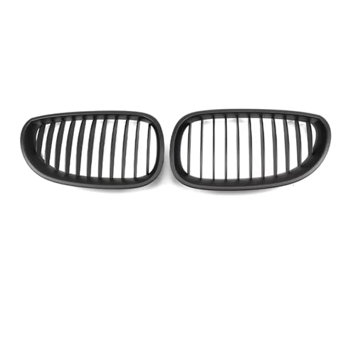 Rejilla frontal negro brillante para Serie 6 E63, renueva el parachoques con estilo de doble listón