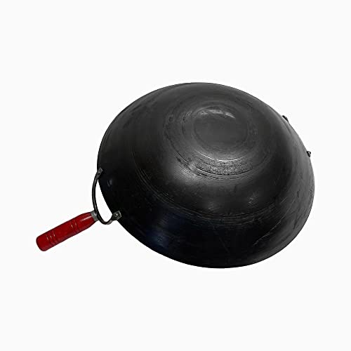 Wok de acero al carbono 16'' Prolinemax con mango ergonómico miniatura 5