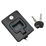 XK117 Black Coating Zinc Alloy Industrial Cabinet Hardware Truck Toolbox Door Panel Paddle Lock 1Pcs