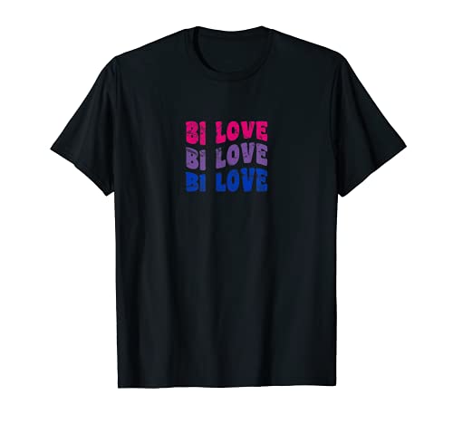 Bi Love Bisexual Couples Bi Pride Lovers LGBT Party T-Shirt