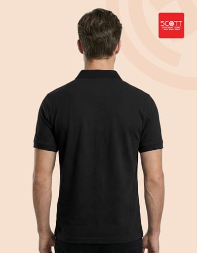 Image of Scott International Cotton Polo T Shirt | Collar Tshirts | Half Sleeves Plain T Shirt | T-Shirt |Tshirt for Men Stylish | Men's Tshirt