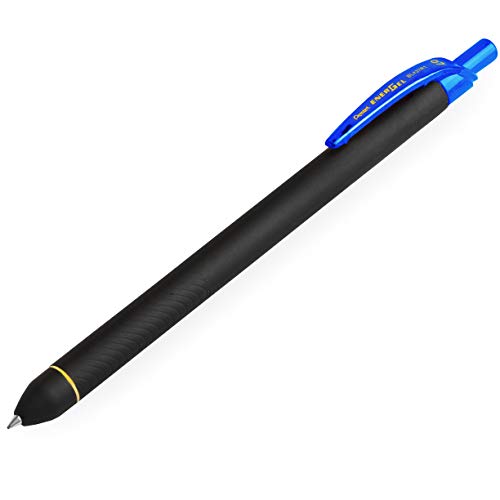 Bolígrafos retráctiles de gel Pentel Energel 0.7 mm azul cielo x14 miniatura 3