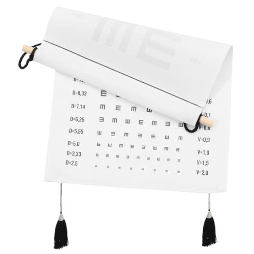 Garneck Boys and Girls Eye Testing Chart 35x50cm Wall Eye Exam Occluder for Easy Install