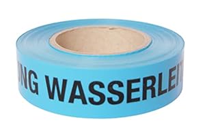 PremSecure Trassenwarnband Wasserleitung 75m Blau