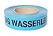 Produktbild Trassenwarnband Achtung Wasserleitung Warnband Trinkwasser Wasser Leitung Trassenband Trassierband 75m blau schwarz