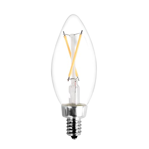 Goodlite C32 LED Chandelier Bulb, Torpedo Tip, 3.5W (40W Equal),