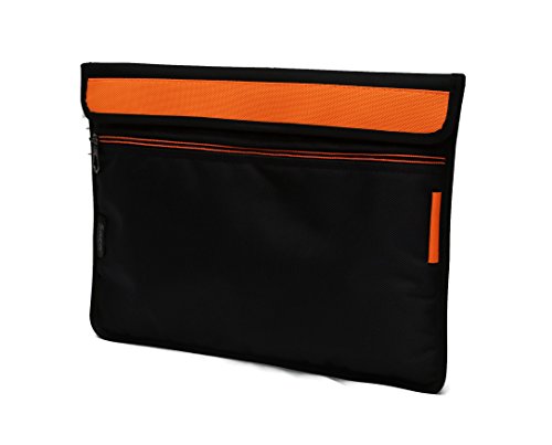 Image of Saco Soft Durable Pouch for Samsung Galaxy Tab S SM-T805 Tablet -Orange