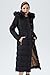 Orolay Women's Long Puffer Down Coat Warm Maxi Jacket with Hood Black L
