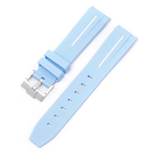Bracelet Moonwatch courbé en caoutchouc pour montre Omega Swatch au quotidien