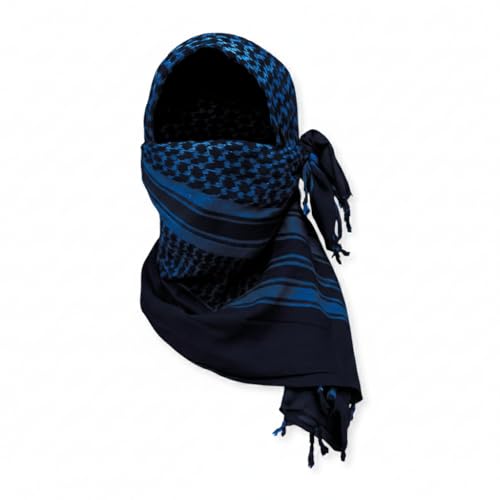 Image of M MCGUIRE GEAR Shemagh Tactical Scarf, Middle Eastern Desert Hood, Bandana, Keffiyeh, Military Style, 100% Cotton, 42 inch x 42 inch