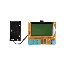 LCR-T4 Multifunctional Transistor Tester with 128x64 Backlight LCD, Auto Power Off, for NPN PNP MOSFET Diode Thyristor Capacitor Resistor Measurement