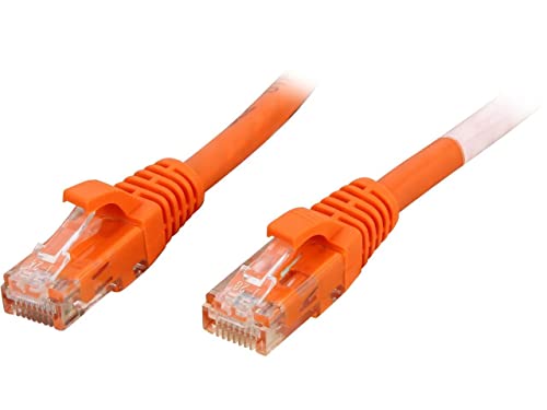 Image of C2G / Cables To Go Legrand - C2G Cat6 Ethernet Cable, Snagless Unshielded Cat6 Patch Cable, 1 Foot Snagless UTP Ethernet Cable, Orange Ethernet Network Patch Cable, 1 Count, C2G 27165