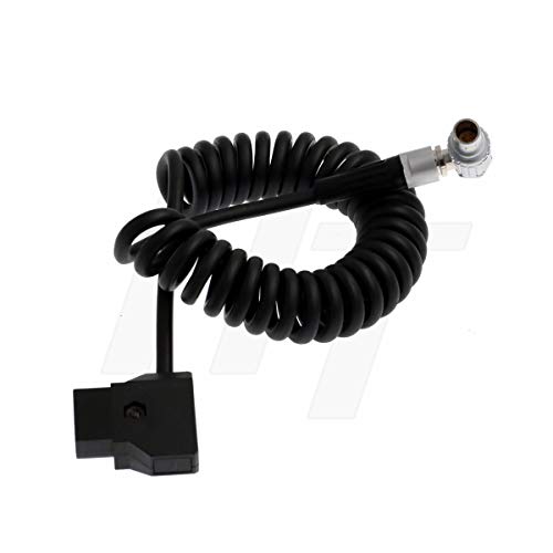 Cable V-Mount D-Tap de 4 pines en espiral compatible con Vaixs Storm 3
