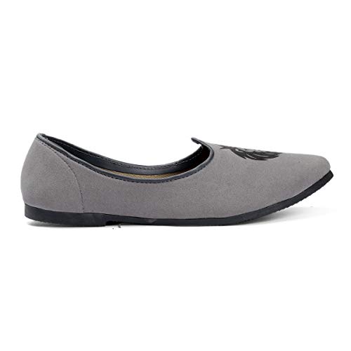 Image of YUVRATO BAXI Men's Suede Material Fashionable Casual Punjabi Jutti, Nagra and Mojari