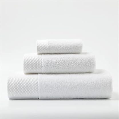 Baumwollhandtuch-Set, 160 x 80 cm, Badetuch, 80 x 40 cm, Handtuch 33 x 33 cm, Gesichtshandtuch, weich und dick (Farbe: einfarbig, Größe: 1)