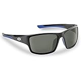 Fling Fisherman 7712BS Sand Bank Polarized Sunglasses, Matte Black Frame, Smoke Lens