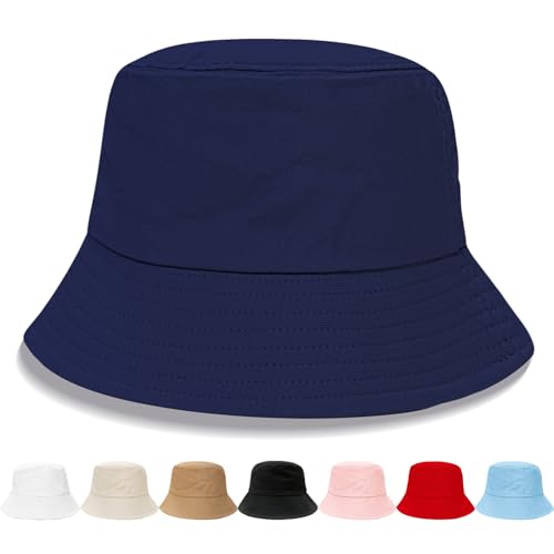 Image of NPQQUAN Bucket Hats for Men Women Packable Foldable Sun Hats for Women Beach Travel Cap