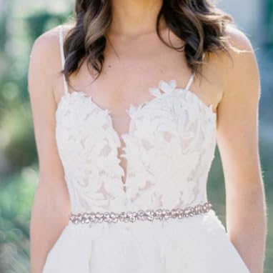 Wedding Belt Bridal Sash Bling Bridal Belt Rhinestone Belts for Formal Dress 7